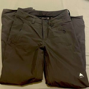 Black Burton goretex snow pants